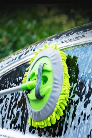 Teleskopik Makarna Mikrofiber Duvar, Cam, Yer Ve Oto Yıkama Mop P