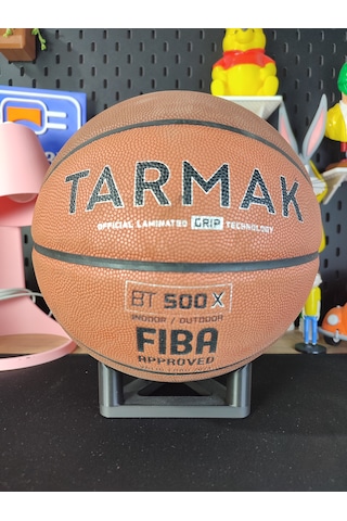 Work3d Masaüstü Top Sergileme Aparatı 5-6-7 No Basketbol - 5 No Futbol - Voleybol Topu Uyumlu