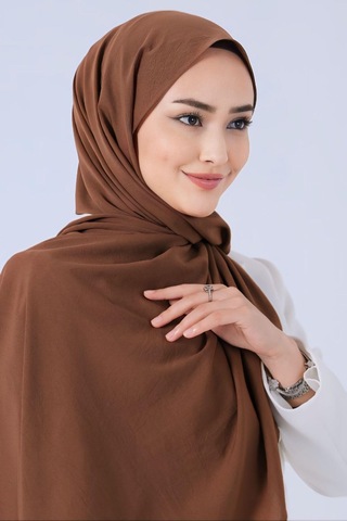 Harem Scarf Asya Şal - Kahve - Kahve