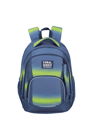 Coral High Neon Desenli Okul Sırt Çantası 24457 Pembe