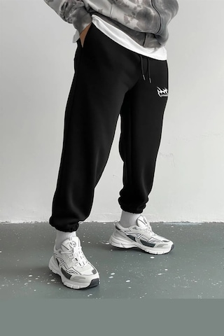Prtnc Protonic Oversize 3 İplik Paçası Lastikli Jogger Eşofman Altı Siyahlegendary