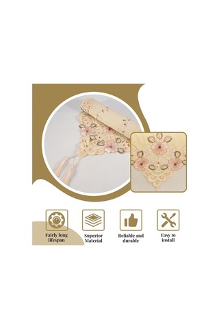 Ulzyvf Örtüsü Masa Masa İşlemeli Havlusu Ev Dikdörtgen Diğer Dekorasyonu Zc Diğer