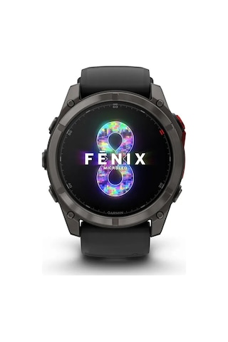 Garmin Fenix 8 - 51 MM Microled Sapphire Silikon (Distribütör Garantili)