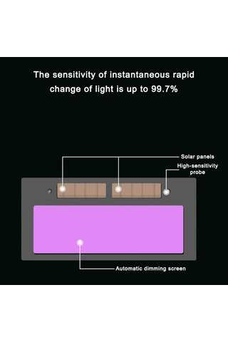 Ximistore9 Otomatik Işık Değiştirici Kaynakçılık Gözlüğü - Kaynak, Argon Ark, Gaz Kaynakçılığı Ve Kesme İçin Uv Koruyucu Gözlük Cr2032 Pil Dahil