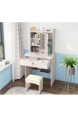 Showroomistanbul Sed Mobilya Makyaj Masası Tuvalet Ve Puf 4