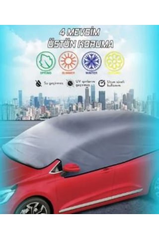 Yarim Araba Brandasi Mifronlu Kışlık Su Geçirmez Sd & Hb 320x235 Cm Gri