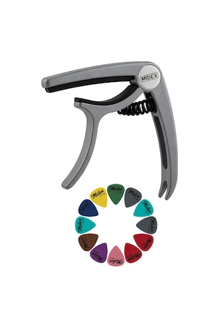 Midex LCT-90SL Gitar Capo Sağlam Tutuş