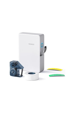 Nıımbot B18 Taşınabilir Bluetooth Direkt Termal Etiket Yazıcısı Beyaz