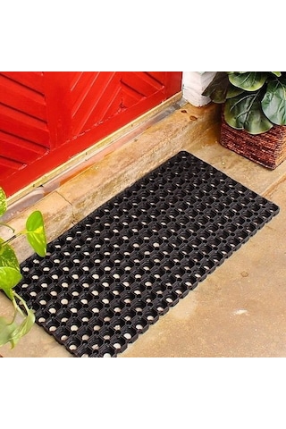 40 60 Petek Desenli Kauçuk Paspas Altı Açık