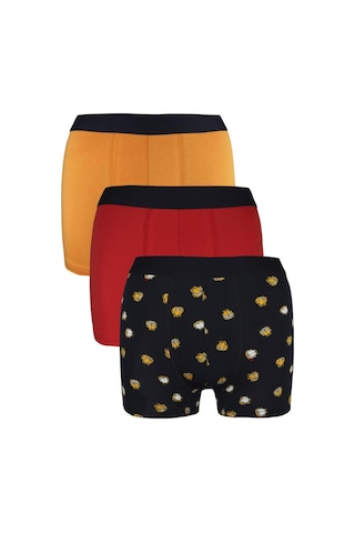 Alaturka Erkek Boxer Karışık Renk 3'lü Paket Set -bxr2000 Model-1 Model1