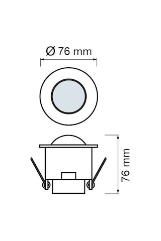 Noas 10 Amper 1200 Watt 360 Derece Sıva Altı Hareket Sensörü Yl04-7002