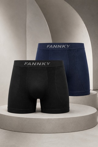 Womanandkids Night Çok Renkli Erkek Casual Comfort Günlük 2 Li Boxer