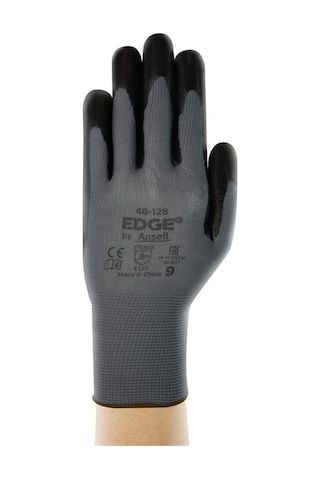 Ansell Edge 48-128 Yağ Ve Aşınma Dirençli İş Eldiveni No 7 12'li Paket