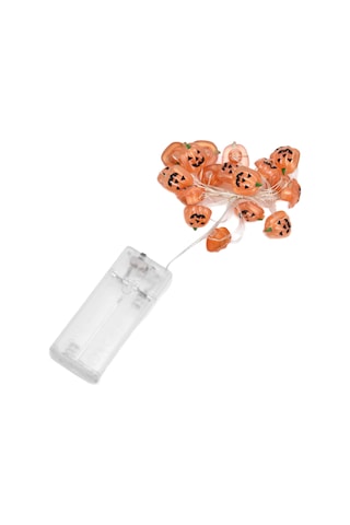 Shineyee Halloween Kabak Şekilli Işıklı Zincir, 2m 20 Led, Dış Ve İç Kullanım, Partiler Ve Dekorasyonlar İçin Pil Dahil Değil Diğer