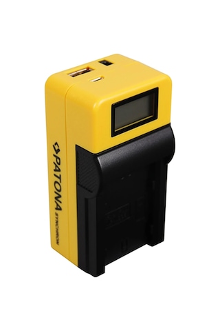 Patona Senkron Lcd Ekranlı Usb Şarj Cihazı (Fuji NP-W235 Uyumlu)