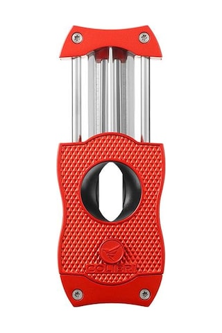 Colibri V-cut Diamond Kırmızı Puro Makası Kesici
