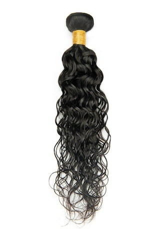 Cbtx Kadınlar Su Dalgası Sentetik Elyaf Saç Topuz Peruk 18 İnç