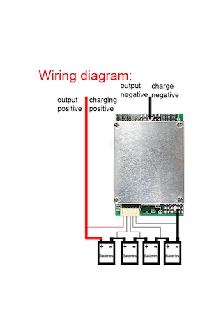 Vkemall 12v 100a Sürekli Akım Lifepo4 Pil Koruma Kartı, Dengeleme Ve Tek Portlu Şarj/boşaltma Fonksiyonu, Inverter Ve Araçlarda Kullanım
