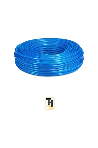 1'lik Örgülü Bahçe Hortumu Çatlamaz, Kırılmaz, Esnek 25 Metre Mavi