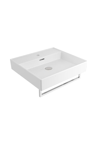 Bocchi Milano 1644-001-0126 Tezgahüstü Lavabo Parlak Beyaz 50 CM