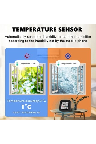 Tongxida Wifi+bluetooth Çift Modlu Enstrüman, Sesli Komutlu Lcd Ekranlı Enstrüman, Isı Ve Nem Sensörlü Enstrüman, 38khz Enstrü