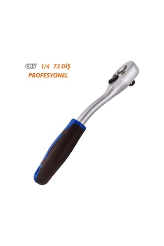 Cırcır Kolu 1/4 Profesyonel Yüksek Kalite Cırcır Kolu 72 Diş Tam Profesyonel
