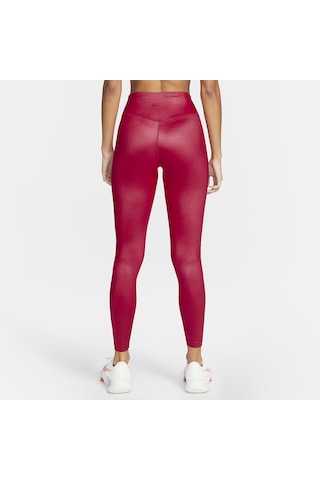 Nike Dri-fıt One Shine Tights Dd5439-614 Kadın Spor Tayt Fuşya