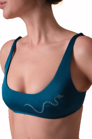 Sogliola Lüks Tasarım Bikini Takımı Nakışlı, Ayarlanabilir Askılı Ve Pedli Retro Bikini Zümrüt Yeşili