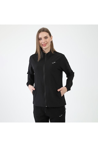 Joma 6231301 Kadın Önden Fermuarlı Siyah Sweat