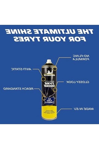 Lastik Parlatıcı Sprey, 520ml Etkili Temizlik Ürünü