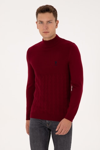 U.s. Polo Assn. Erkek Bordo Kazak /triko 50315037-vr014 Bordo