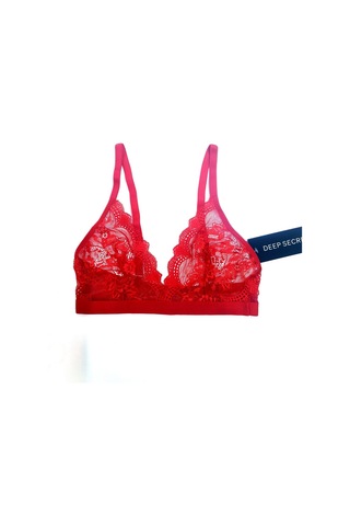 Deep Secret Yılbaşı Kırmızı Sırtı Tül Detaylı Bralet Ds200451br 001