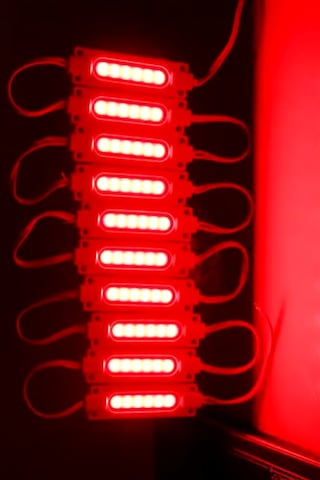 12 Volt 2 Watt Cob Led Modül Kırmızı 10 Adet
