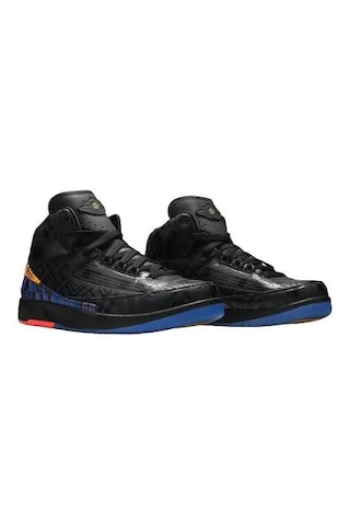 Nike Air Jordan 2 Retro Basketbol Ayakkabısı -kutusuz Siyah