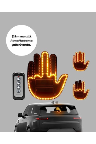 Kompakt Tasarımlı Led Jest Işığı - Selam Ve Teşekkür Modları Çok Renkli