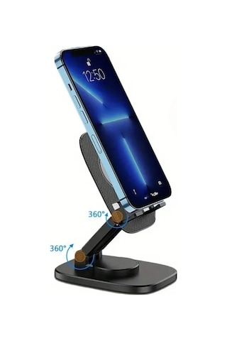 360 Döner Masaüstü Mobil Telefon Tutucu Standı 5256