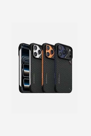 Apple iPhone 17 Pro Uyumlu Ultra Slim Magsafe Destekli Isı Dağıtıcı Aramid Fiber Kılıf A17 Şeffaf