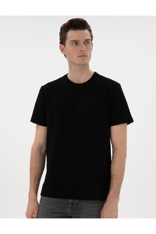 Pierre Cardin Erkek Siyah Tişört 50302581-vr046 Siyah