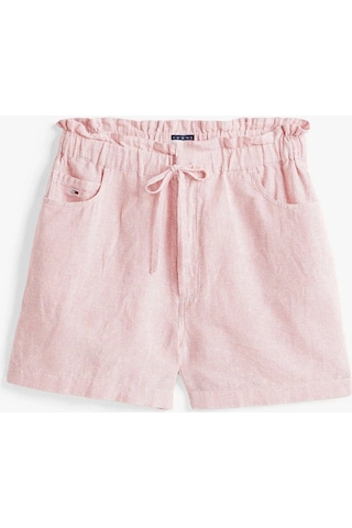 Tommy Jeans Tjw Cotton Lınen Short Çok Renkli