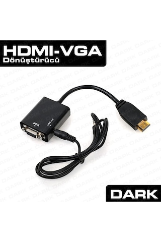 Dark DK-HD-AHDMIXVGA Hdmi-Analog Vga Ve Ses Aktif Dönüştürücüsü