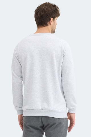 Slazenger Nadav Erkek Taş Gri Sweatshırt Taş Gri