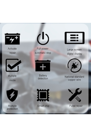 Geeroyoo Otomatik 12v/6a Akıllı Şarj Cihazı - Motosiklet Ve Araç Aküleri İçin Hızlı Şarj, Bakım Ve Desülfatör