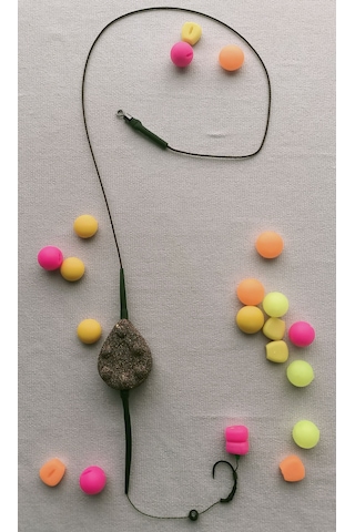 Gezer Inline Kurşunlu Sazan Takımı Çift Pembe Esp Mısır'lı