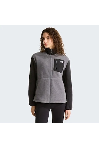 The North Face W Yumıorı Full Zıp Kadın Polar Ceket Nf0a8e88rpı1 Nf0a8e88rpı1 Gsi Gri-siyah