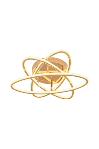 Star Gold 3lü Kumandalı Ve Dimerli Beyaz, Sarı, Gün Işığı Ledli Plafonyer Avize Sb-ld-501 Gold