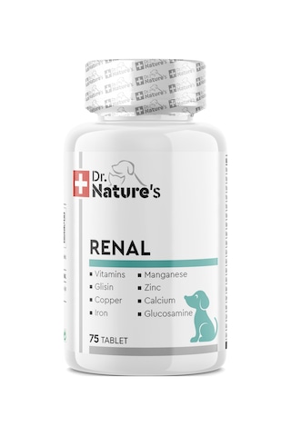 Dr. Nature's Renal Böbrekleri Destekleyen Köpek Vitamini 75 Tablet