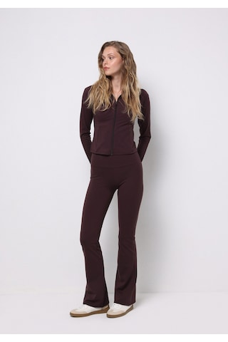 Colin's Colins Slim Fit Kadın Mor Örme Tayt Cl1075699 Q1.v1 Dpl Dark Plum