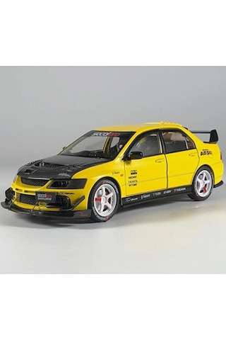 Hobbiez World Mitsubishi Lancer Evolution Sarı 1/24 Model Araba