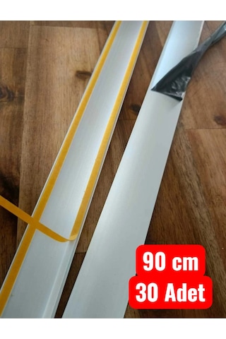 Kapı Eşik Profili Kapı Süpürgeliği Kapı Çıtası Gri Gümüş Rengi 90 Cm X 30 Adet Kapı Eşik Profili Kapı Süpürgeliği Kapı Çıtası Gri Gümüş Rengi 90 Cm X 30 Adet
