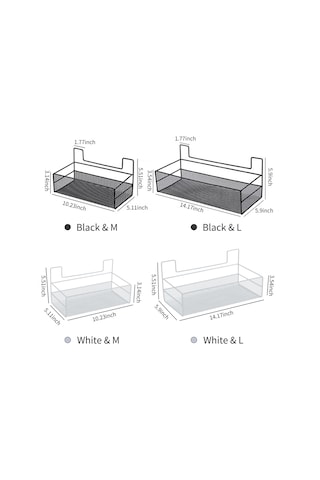Lemestar Banyo Duş Dolabı Büyük Boy Beyaz Demir Materyal Su Tüpü Tasarımı Taşınabilir Duvar Kurulu Organizer 2 Adet İz Olmayan Yapistırıcı Dahil Beyaz